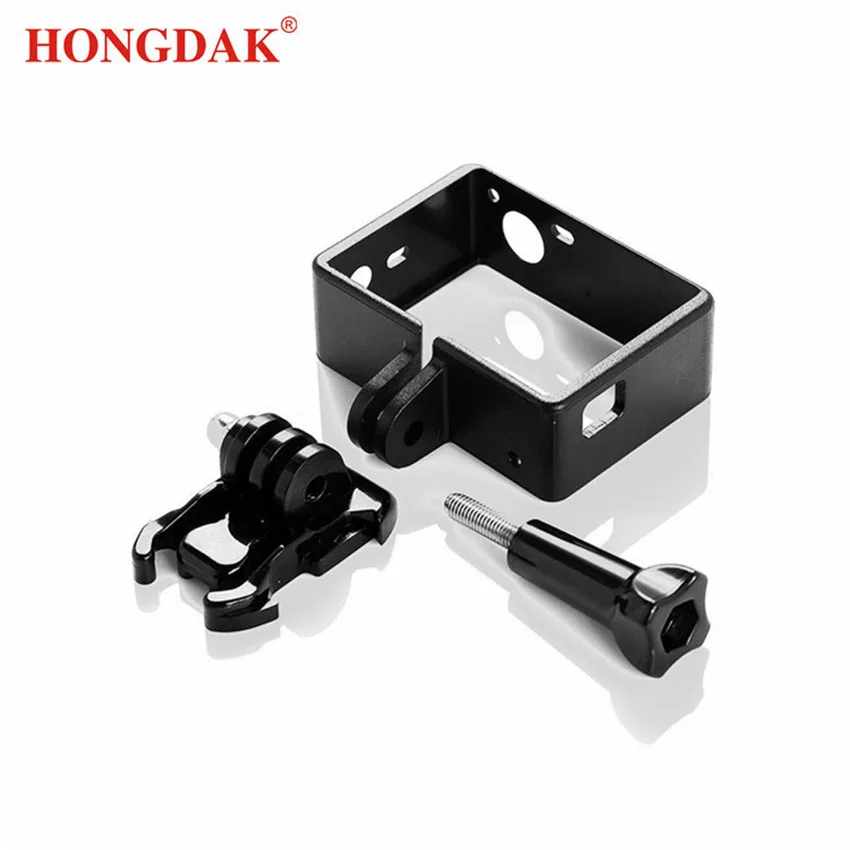 Hongdak Frame Mount for GoPro Hero 4 3+ Protective Border Black Frame Case Camcorder Housing Case Action Camera Accessories