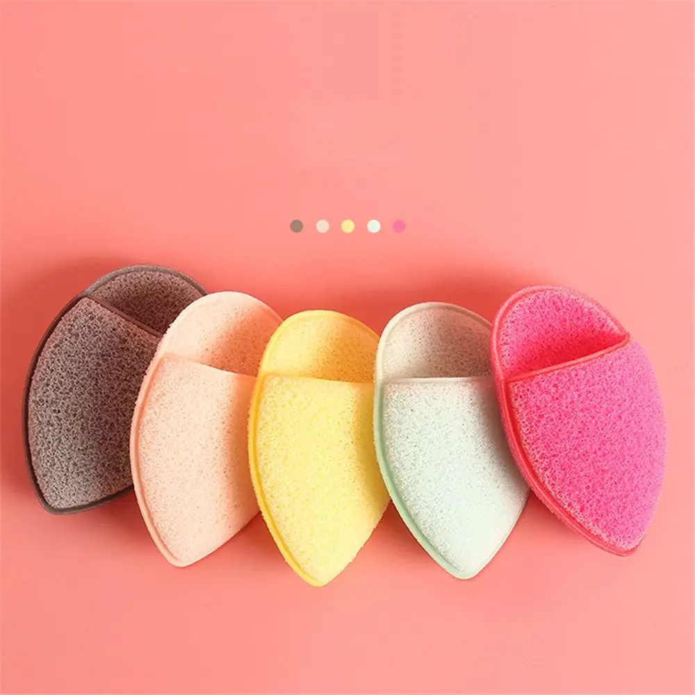 Cosmetic Sponges Heart And Water Drop Shaped Exfoliator Sponge Cleansing Sponge Scrub Puff Facial Cleaner Body Washing