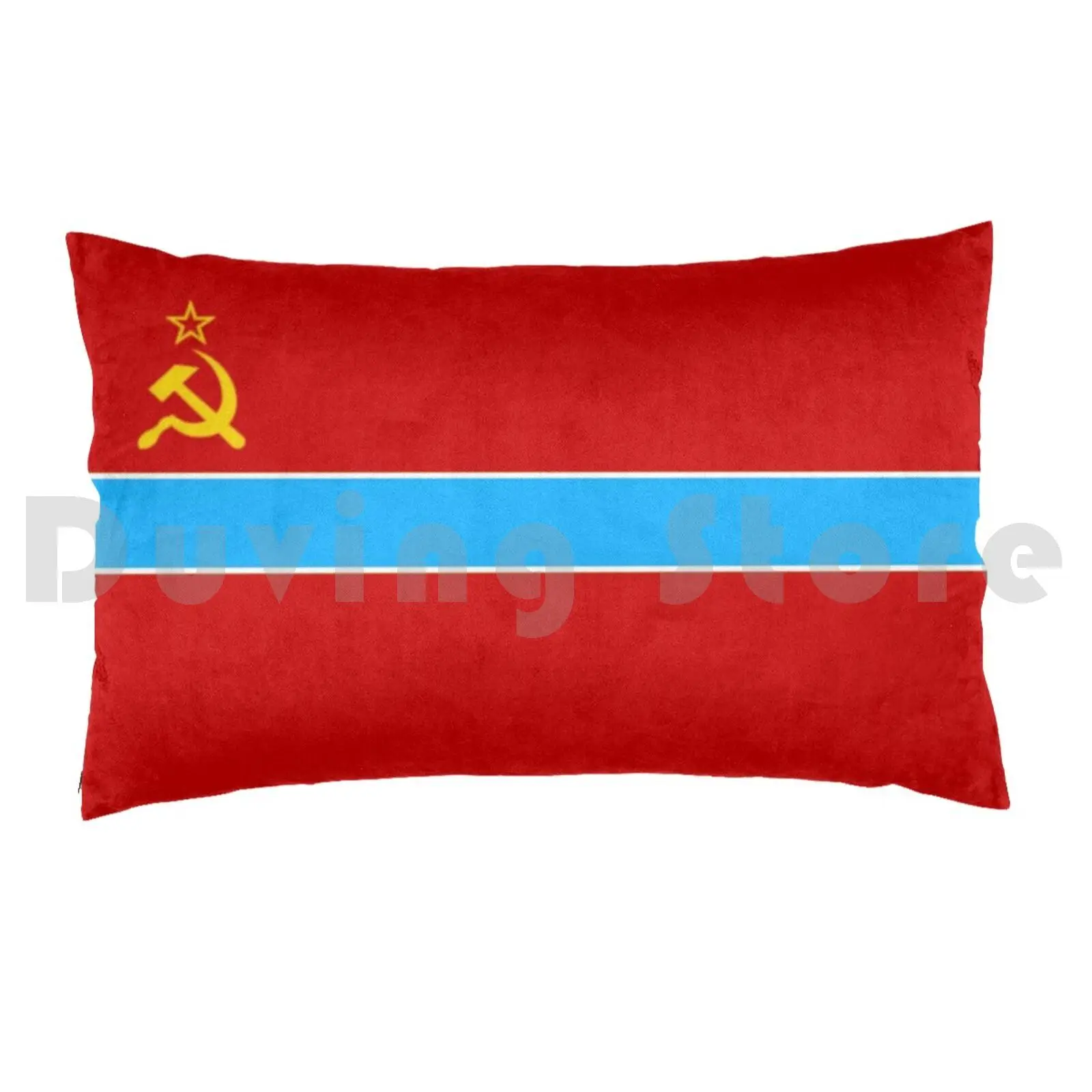 Copy Of Flag Of Uzbekistan , Ussr Pillow Case Printed 50x75 Ussr Communism Uzbekistan