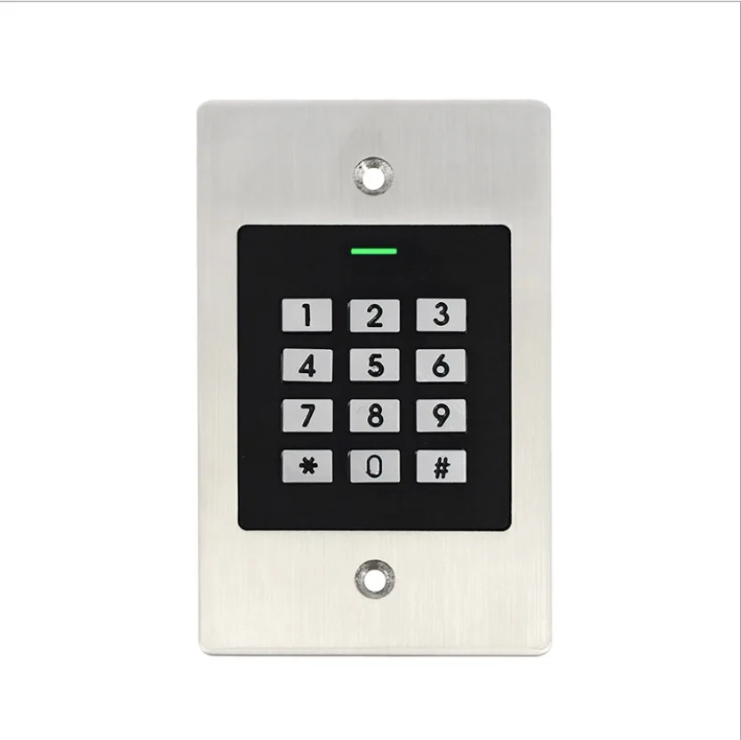 125KHz RFID fingerprint access control reader metal shell door lock IP66 waterproof wall-mounted embedded  input  output Wiegand