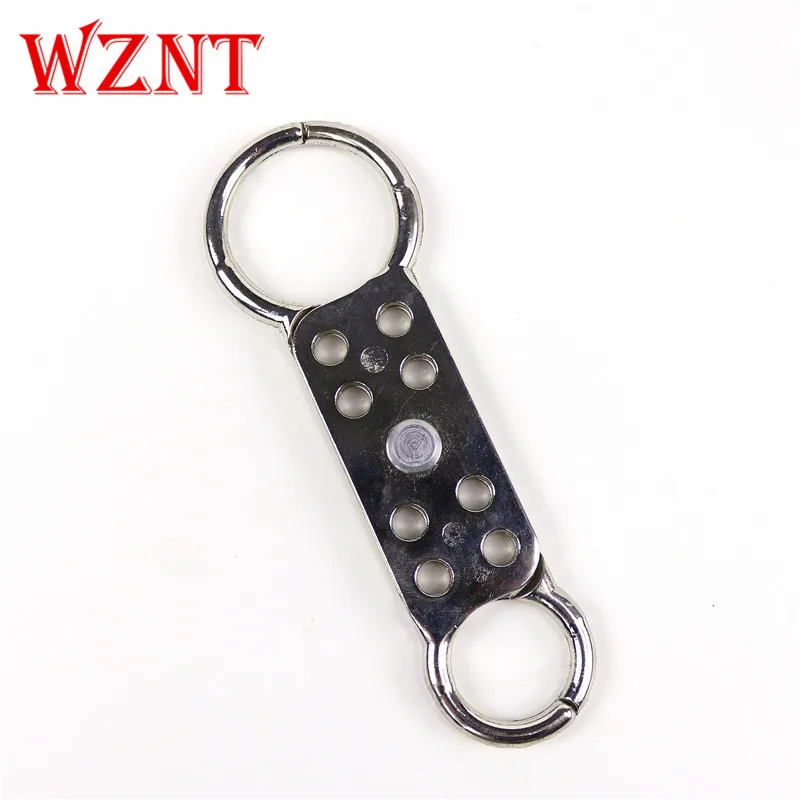 5pcs  NT-DH02 25mm 38mm Lockout Hasp Aluminium With Double-end Jaw Holds Up To 8 Padlocks