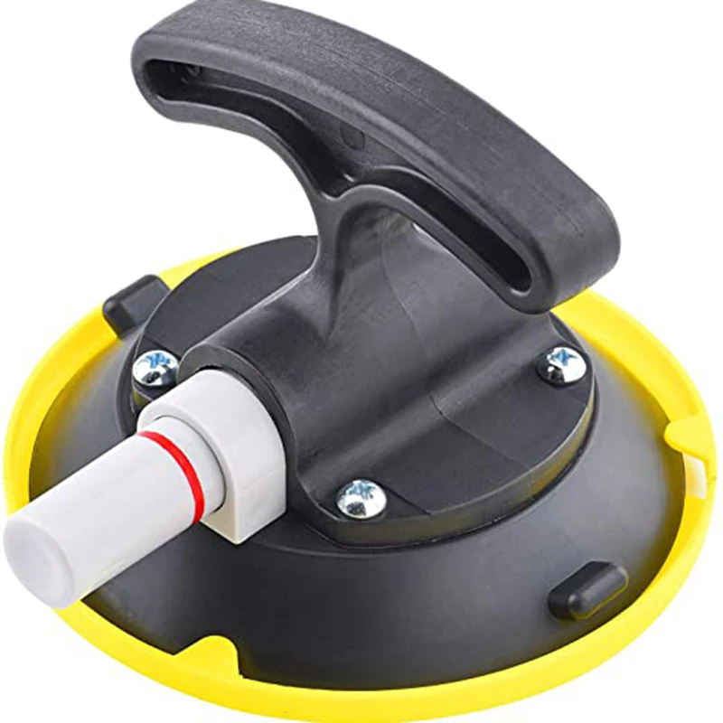 4.5 Inch Suction Cup Pump Active T-Handle Vacuum Lifter for Flat and Curved Surface Glass and Tile