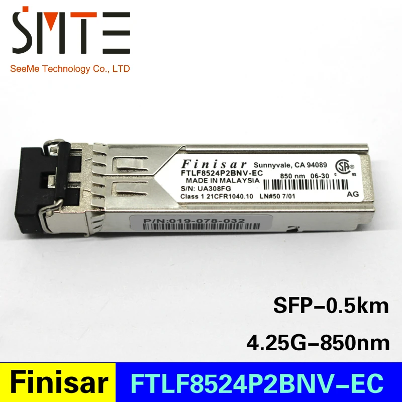 

FINISAR FTLF8524P2BNV-EC Multi-mode Module SFP-4.25G-850NM-0.5KM fiber optical transceiver