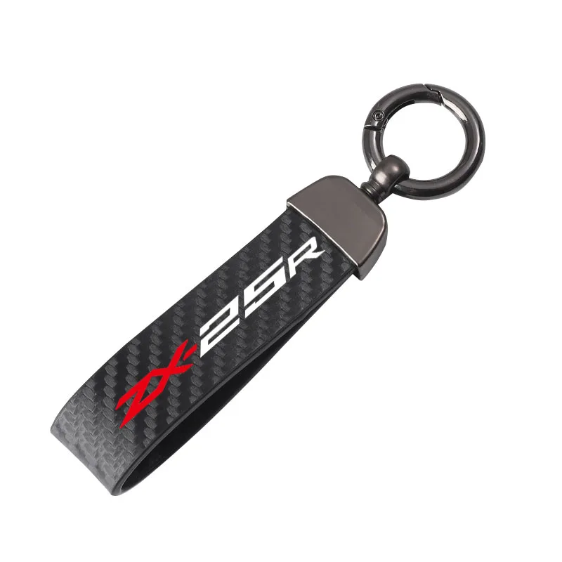 Carbon fiber motorcycle key chain key ring For kawasaki Ninja zx25r zx-25r 2020-2021 Motorcycle Accessories