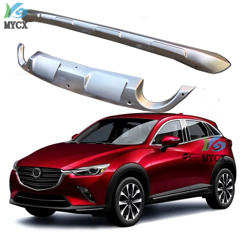 2017 Stainless steel Front&Rear Bumper Guard Skid Protector bull bar For Mazda CX-3 CX 3 2016-2018