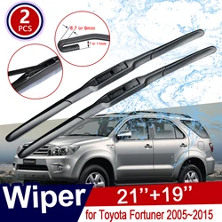 for Toyota Fortuner 2005~2015 AN50 AN60 Car Wiper Blade Front Windshield Windscreen Wipers Car Accessories 2006 2007 2010 2011