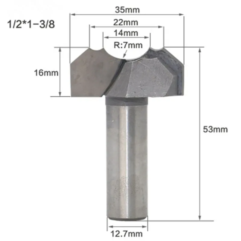 Bis Arcuate Lama di Taglio del Legno Macchina di Fresatura CNC Punte del Router Doppio Tallone Coltello Fresa Para Madeira Freze ucu Fresas Para CNC