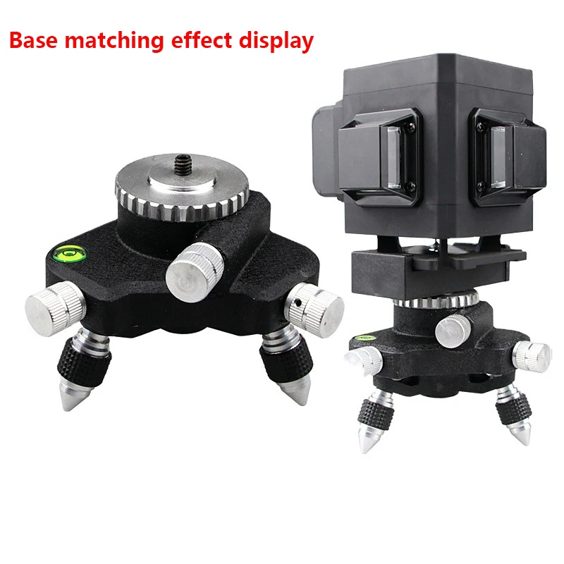 Imagem -06 - Cupbtna Tripé Base de Suporte Interface Stand Interface Ajuste Fino Tripé Suporte para o Nível do Laser