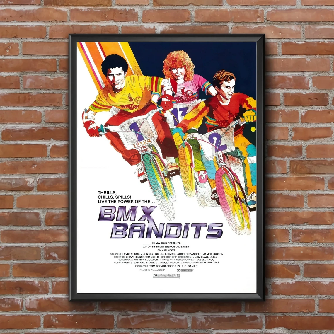 BMX Bandits Movie Poster Canvas Print Home Wall Painting Decoration (No Frame)