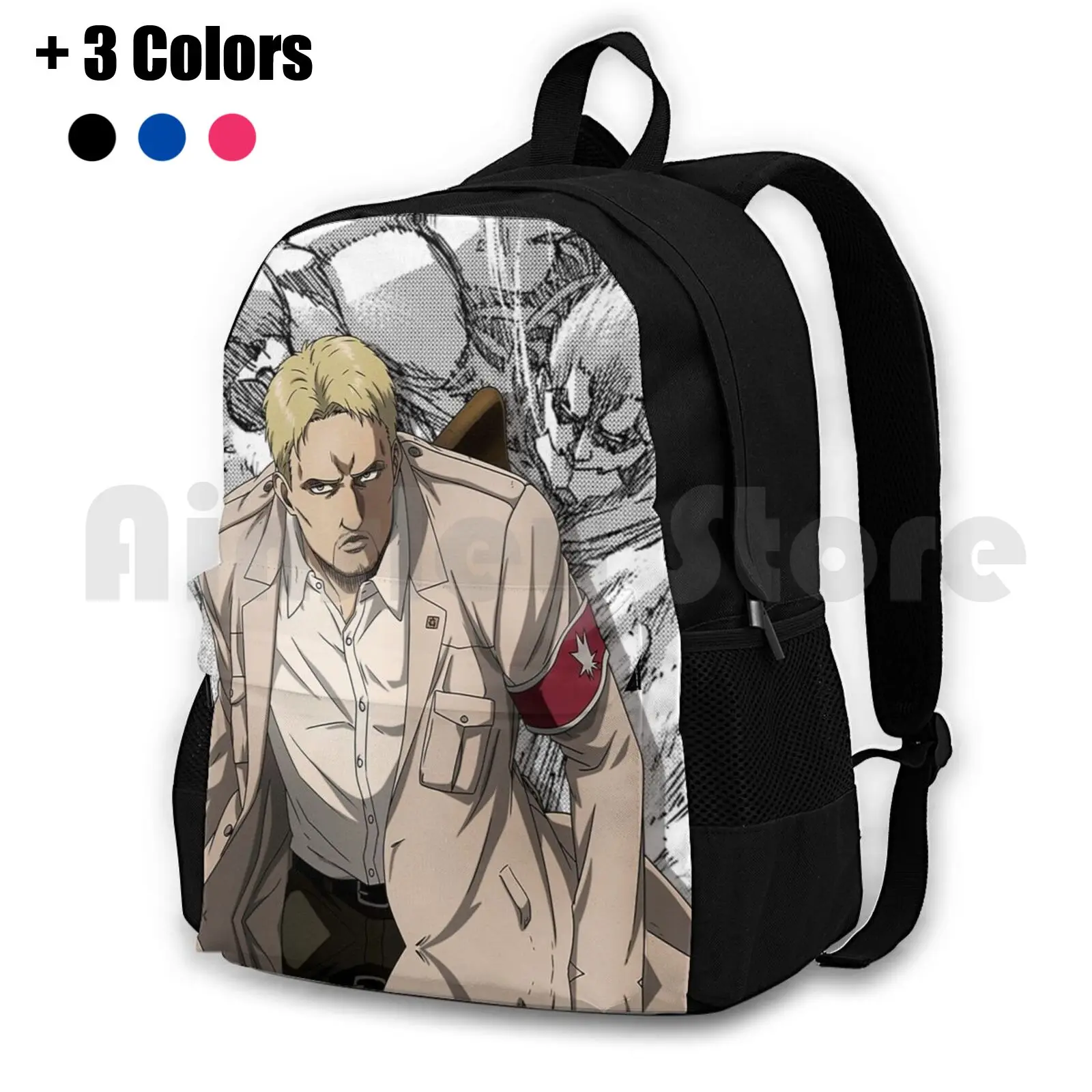 Reiner Braun Outdoor Hiking Backpack Riding Climbing Sports Bag Aot Shingeki No Kyojin Snk