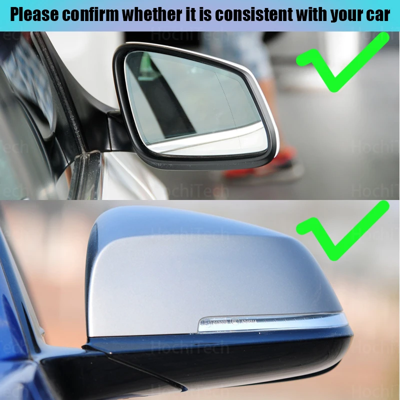 Rearview Electric Wing Blue Heated for BMW X1 F48 SDrive 16d 18d 18i 20d 20i 25d 25i 2014-2016 Mirror Glass Left & Right