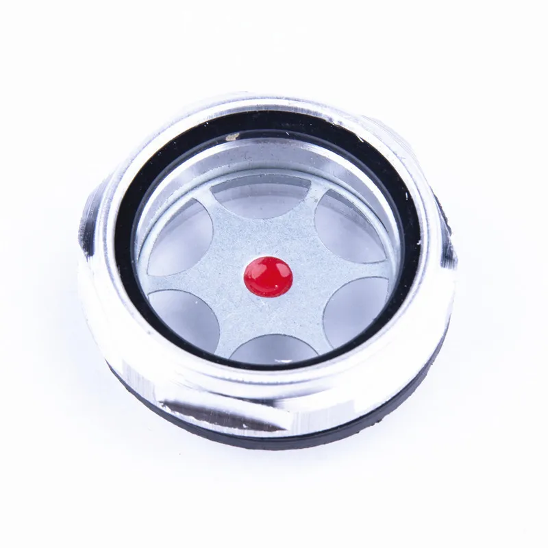 5pc Oil Level Sight Glass Screw-in Aluminum alloy Oil quantity observer Window for air compressor Machine tool Pneumatic Parts