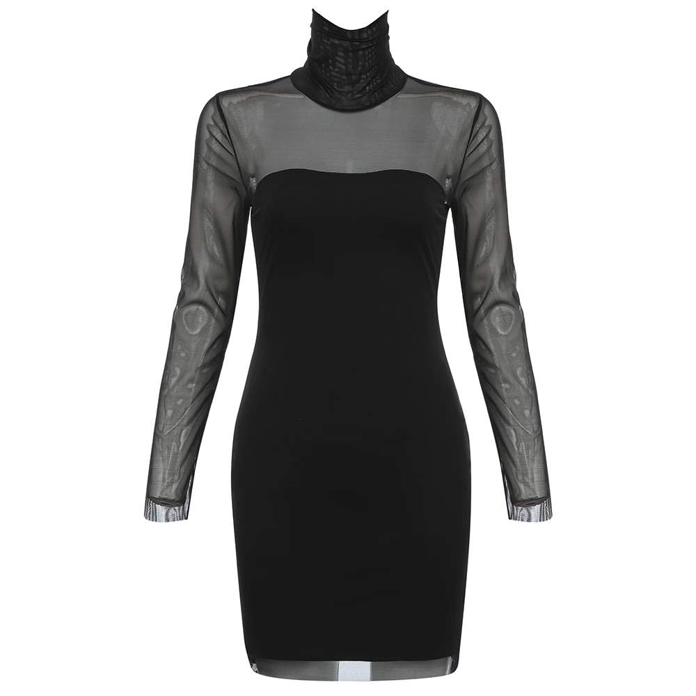 

Elegant New Bandage Dress Bodycon Women Dress Spring Autumn Long Sleeve Office Lady Dress Celebrity Woman Clothes
