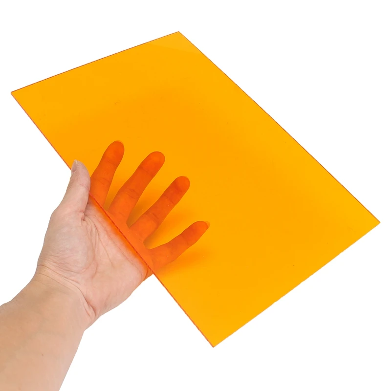 A4 Colored Black Red Acrylic Sheet Plate DIY Toy Accessories Technology Model Parts Sculpture CNC Material 210x297mm