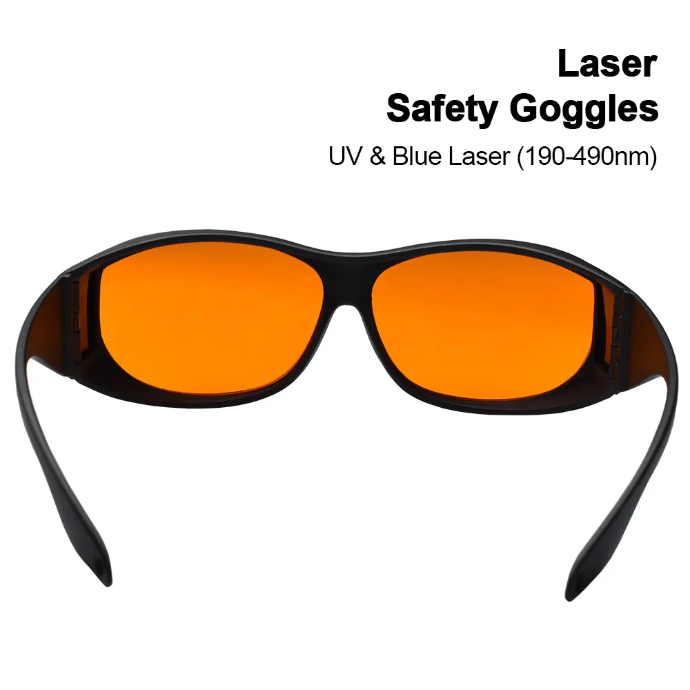 190-490nm OD4 الليزر نظارات حماية نظارات واقية درع حماية نظارات ل 40nm UV الليزر 450nm الليزر الأزرق