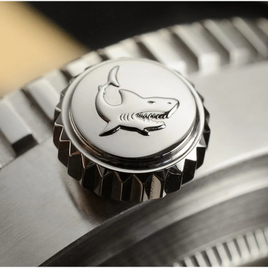 San Martin Jam Tangan Penyelam Pria, Jam Tangan Otomatis Pria Jam Tangan Mekanis Hantu Air Retro GMT Mewah 200M Kedap Air Bercahaya