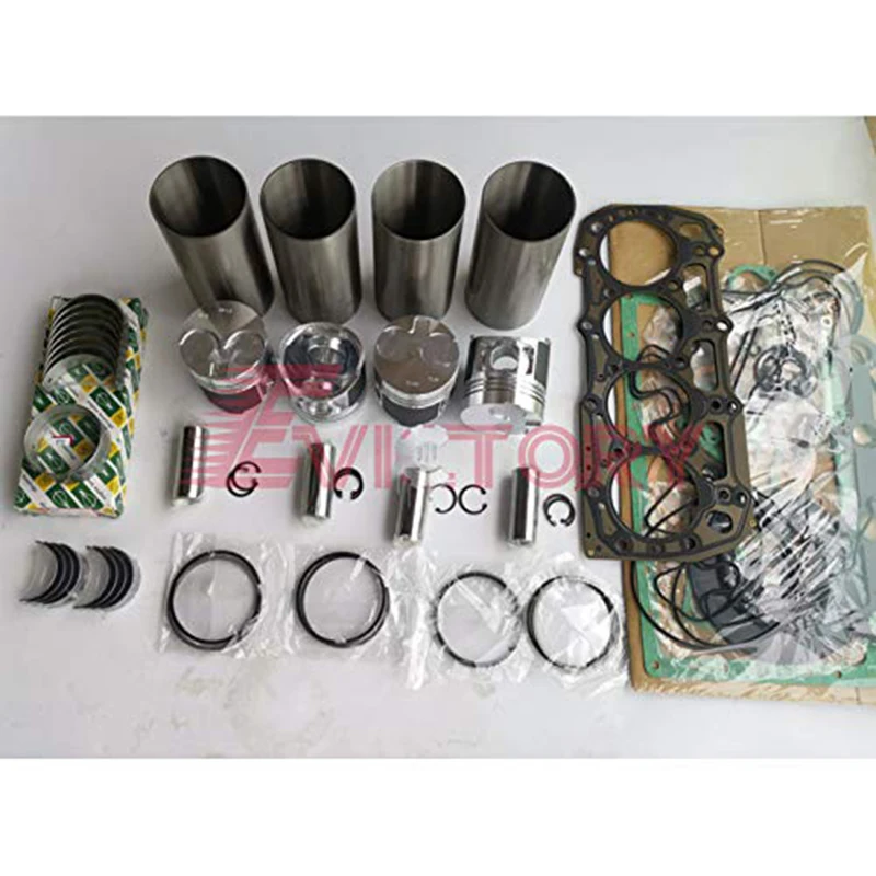 For PERKINS 404C 404C-22 404C-22T valve rebuild overhaul kit + connecting rod