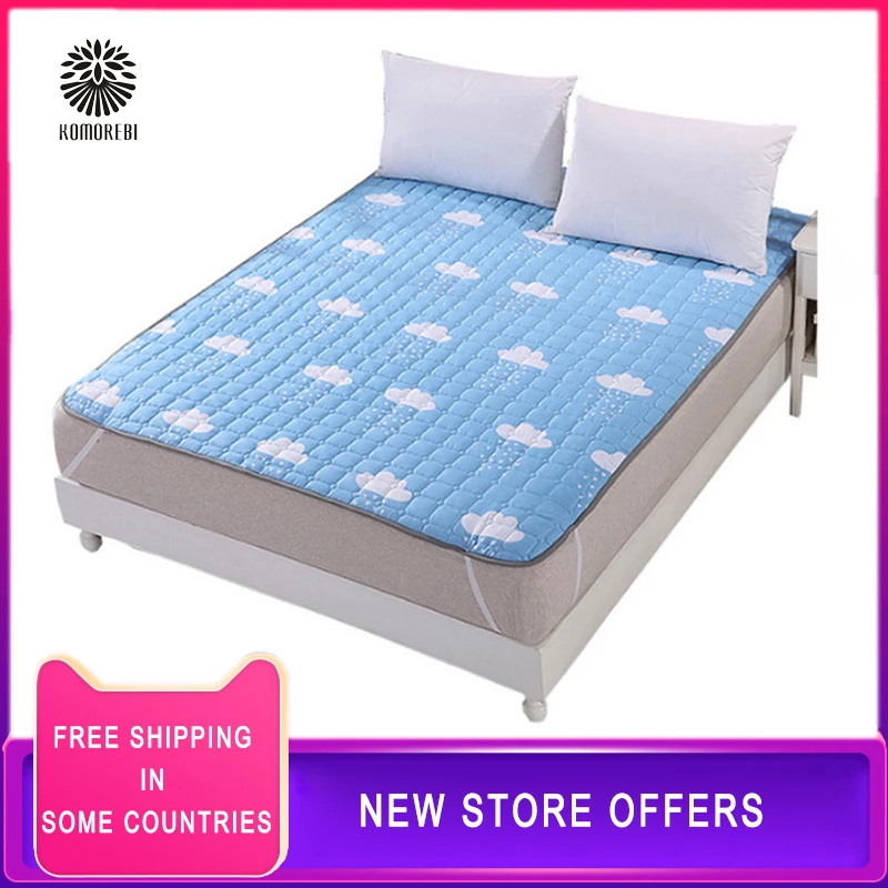 Breathable Polyester Fiber Mattress Foldable Floor Tatami Single Double Student Mattress Topper Suitable for student dormitory