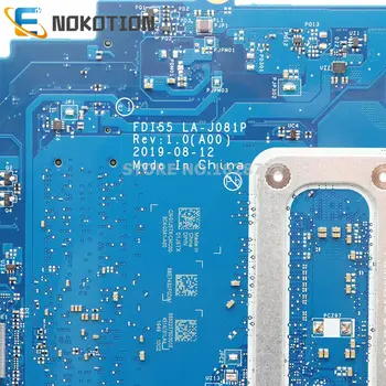 Základní deska NOKOTION FDI55 LA-J081P CN-01J5TX 01J5TX 1J5TX pro Dell Inspiron 17 3793 5593 notebooku SRGKG I5-1035G1 CPU 10 nejlepší prodej Základní deska Dell 5593 - №4