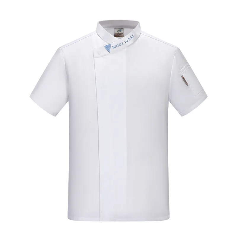 Uniforme de Chef para restaurante, camisa de trabajo del Chef transpirable, chaqueta de cocina, servicio de alimentos, mono de cocinero