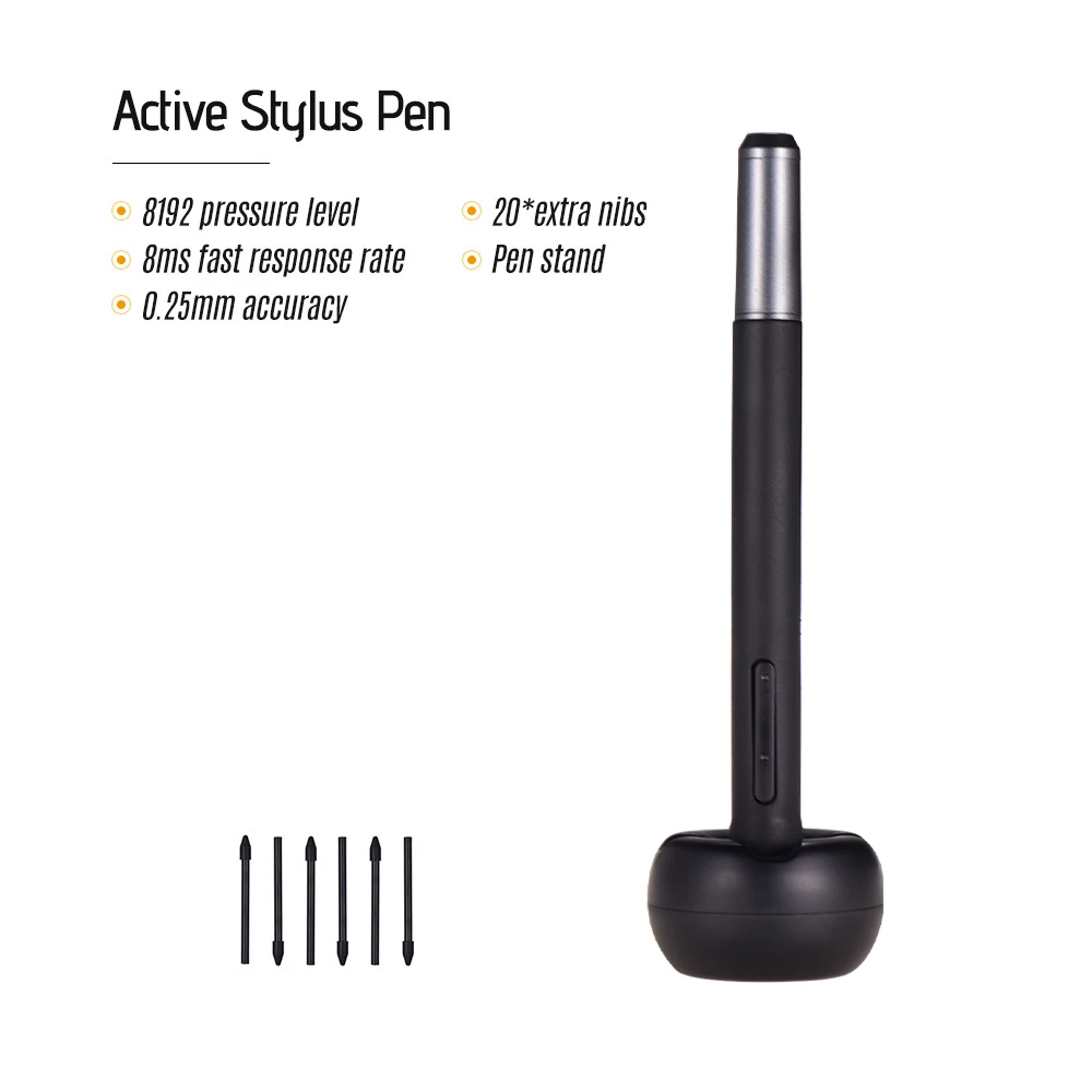 بوستو 16HD 15.6 بوصة IPS الرسم اللوحي شاشة عرض 1920*1080 عالية الدقة 8192 مستوى الضغط الرسم اللوحي