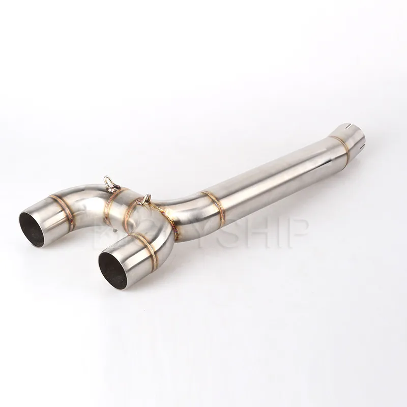 For Yamaha FAZER FZ6 2004 to 2009 FZ6N FZ6S Motorcycle Exhaust Muffler Middle Link Pipe Accessories Slip-on