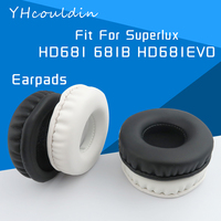 YHcouldin Earpads For Superlux HD681 HD681EVO HD681B Headphone Accessaries Replacement Leather