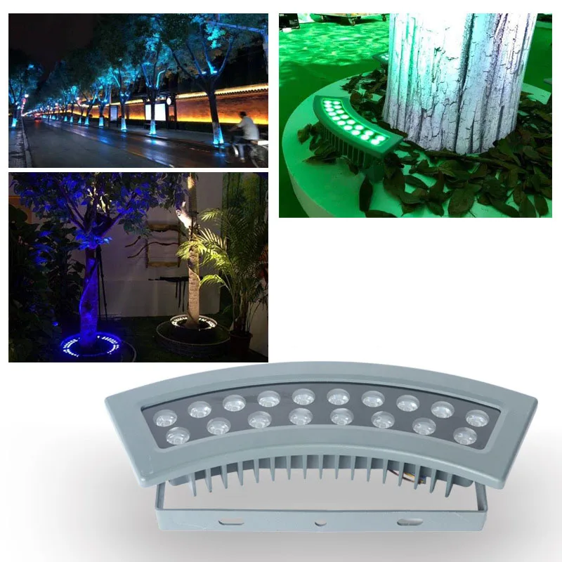 

2PCS led tree light 18W projection lamp outdoor waterproof ip65 ac85-265v landscape garden lawn greening tree lamp dc12v/24v