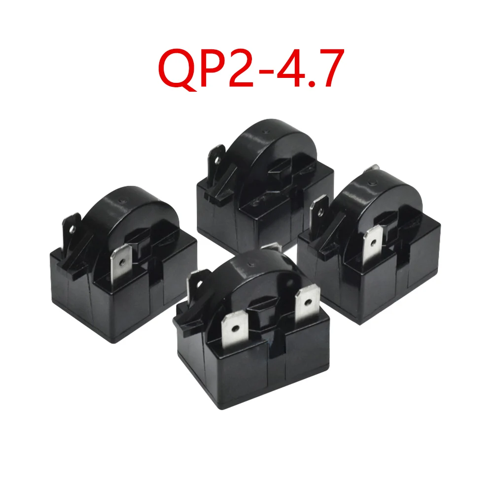 1 PCS 1 pino QP2-4.7 Refrigerador Compressor Refrigeração Starter QP2-12 QP2-15 QP2-22 PTC Starter Para Geladeira