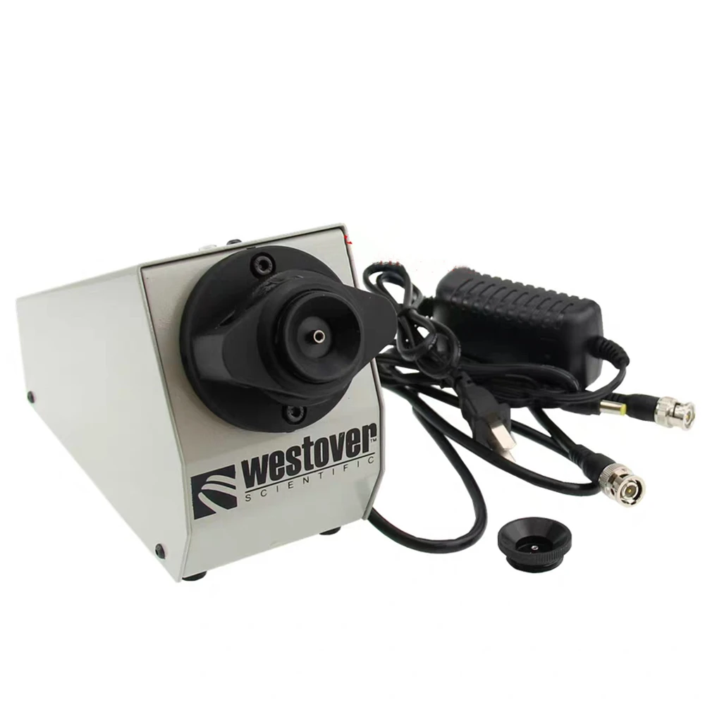 光ファイバデスク,端面検出器,顕微鏡拡大鏡,XY軸,調整可能,400x200x