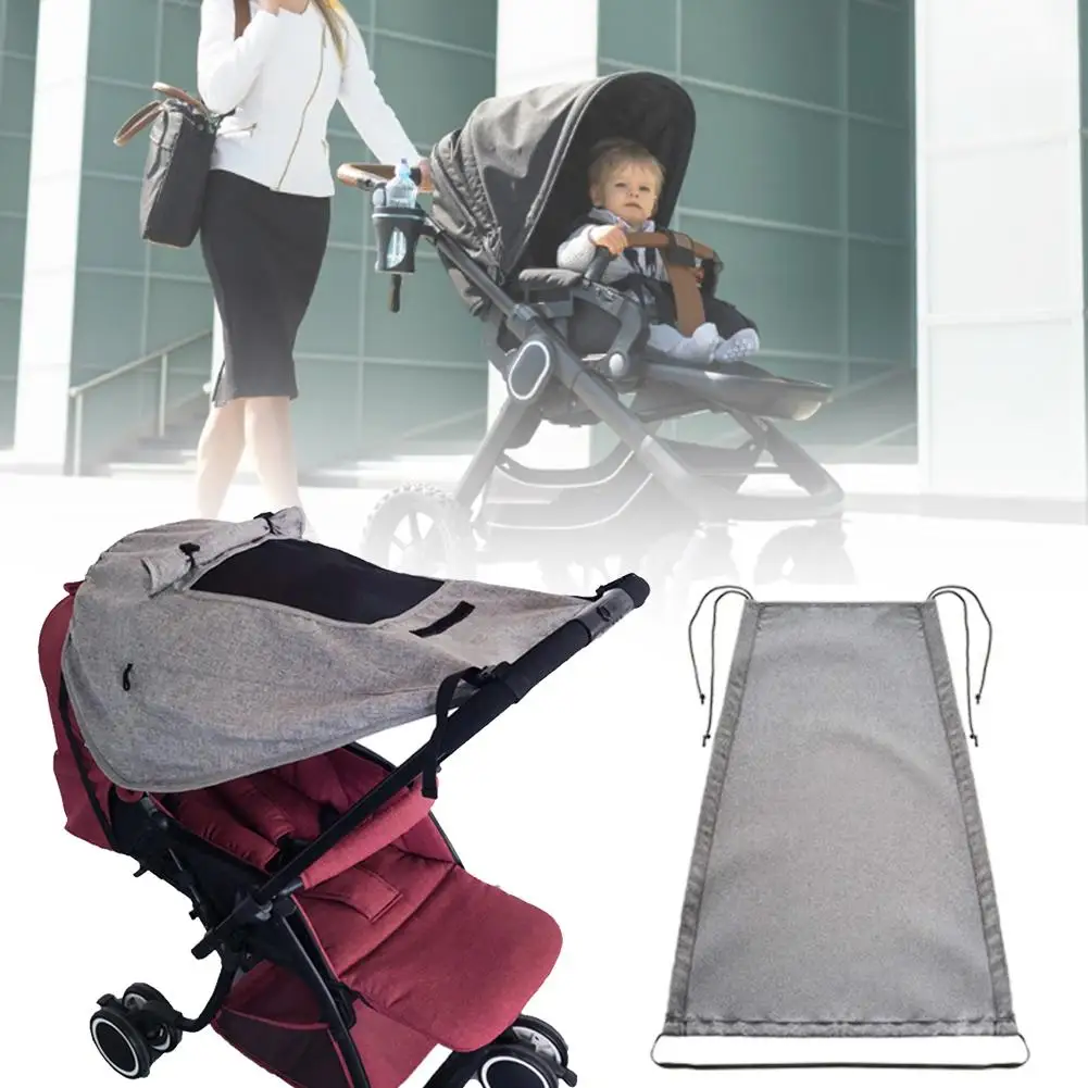 High Landscape Two-way Baby Stroller Awning Accessories Baby Stroller Shading Anti-UV Cover Universal