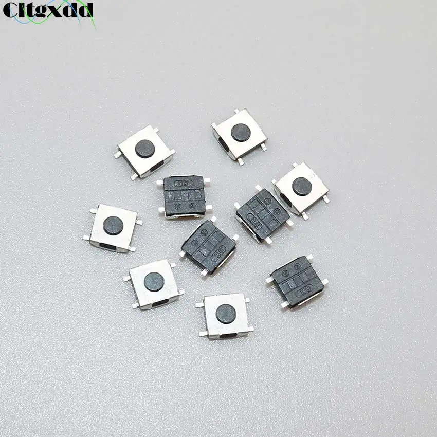 Cltgxdd 10PCS 6*6*2.5 mm Push Button Switch 6x6x2.5mm 4 Pin SMD Laptop Touch Tactile Tact Switch For Asus Lenovo Notebook Tablet