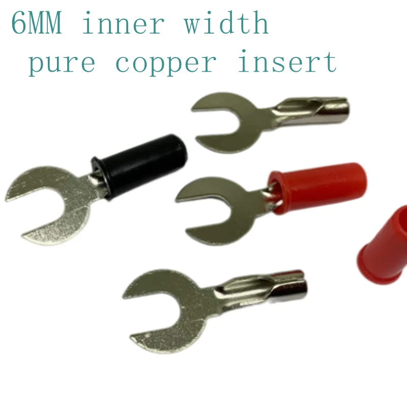 

Pure Copper Welding Inner Width, 6mm Inner Width, U Type, Y Type, Connect the Plug Onnector for Wire Connection, 10Pcs