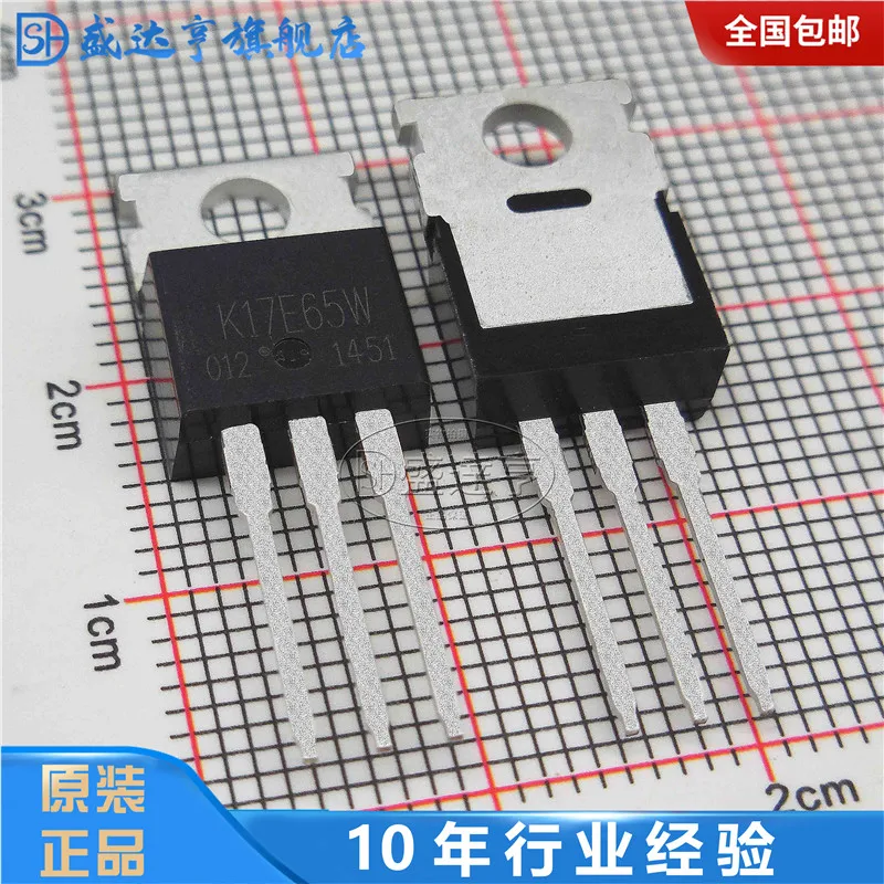 

10Pcs/Lot TK17E65W K17E65W 17.3A 650V TO220 DIP MOSFET Transistor