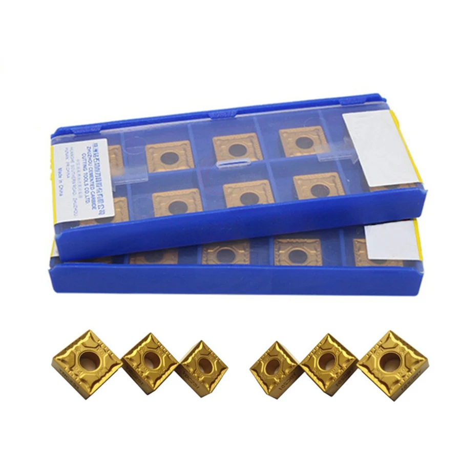 Insertos de torneado de carburo CNC para acero, insertos resistentes al desgaste, SNMG120404/120408-PM, YBC251, SNMG120404/120408/120412-PM, 10 Uds.