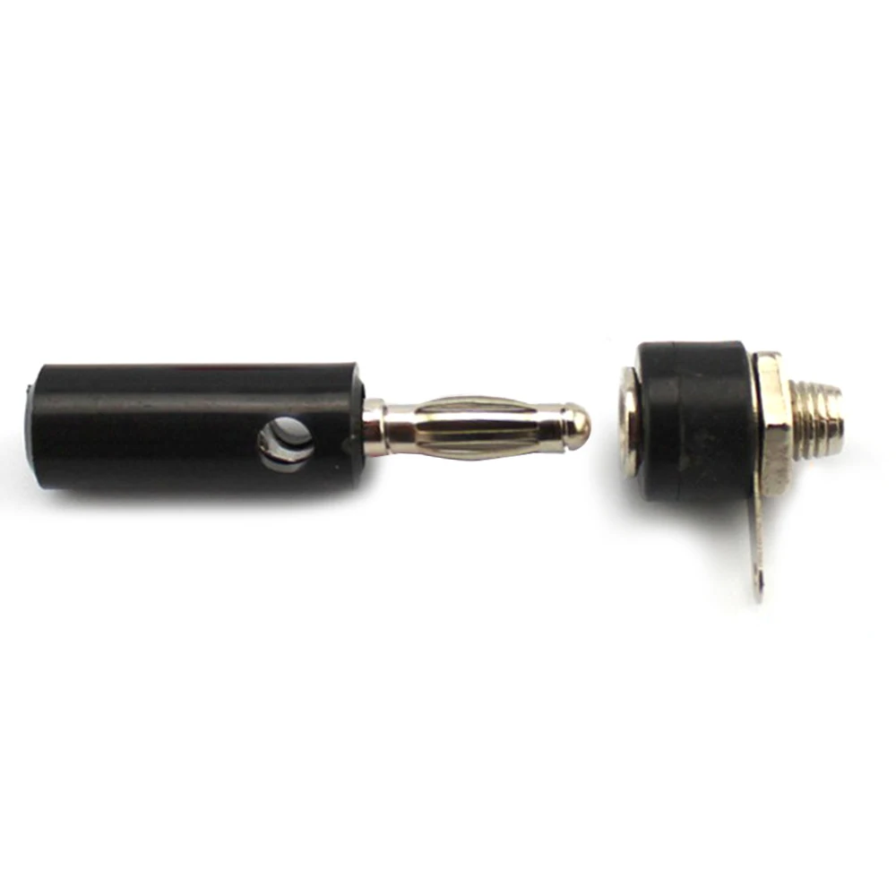 1 set Male And Female J072 4mm Banana Plug Male And Female To Insert Connector Banana Pin DIY Model Parts