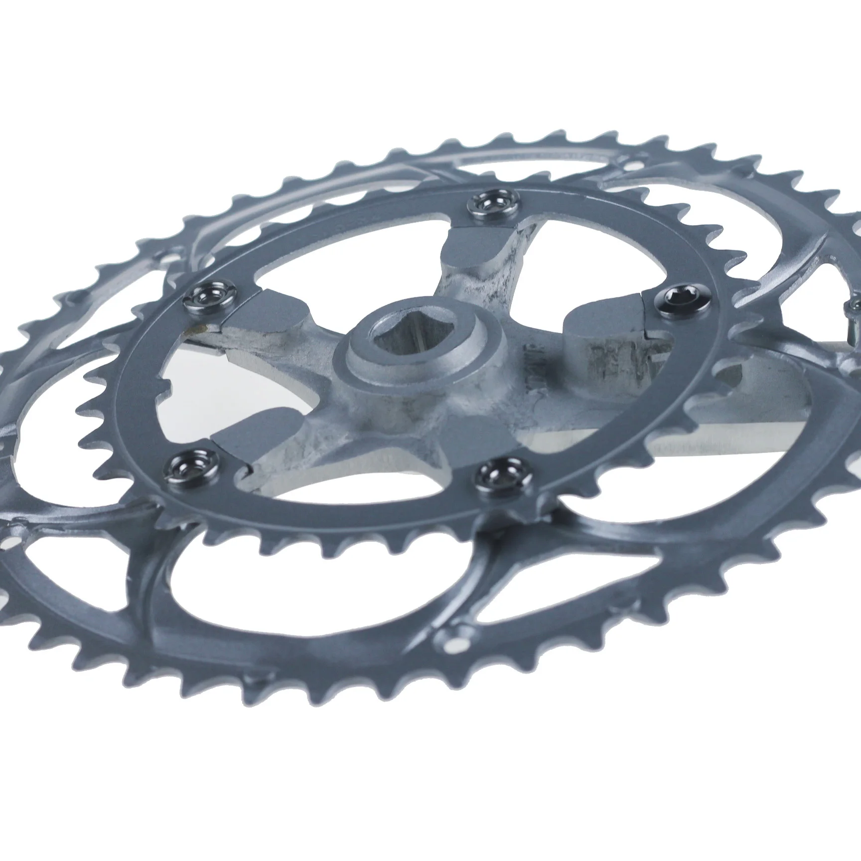 Road Bike Crankset Bicycle Aluminum Alloy 50-34T  8/9S Sprocket Square Hole Racing 170mm Crank Cycling Accessories