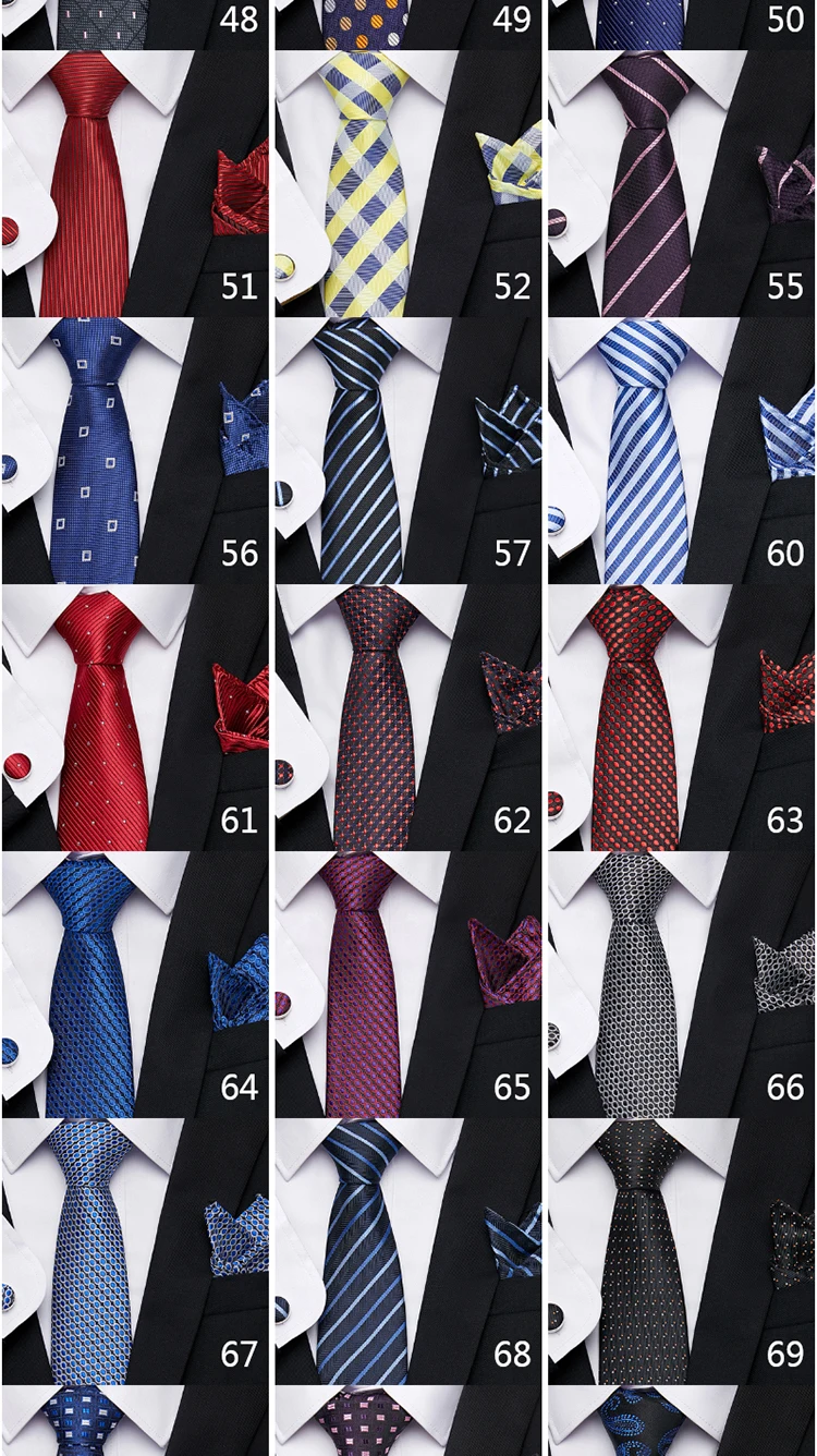 Neue Stil Mode Marke Krawatte Für Männer Grün Floral Krawatte Einstecktücher Manschettenknöpfe Set Krawatte Anzug Zubehör Fit Formale Party – Detail 10