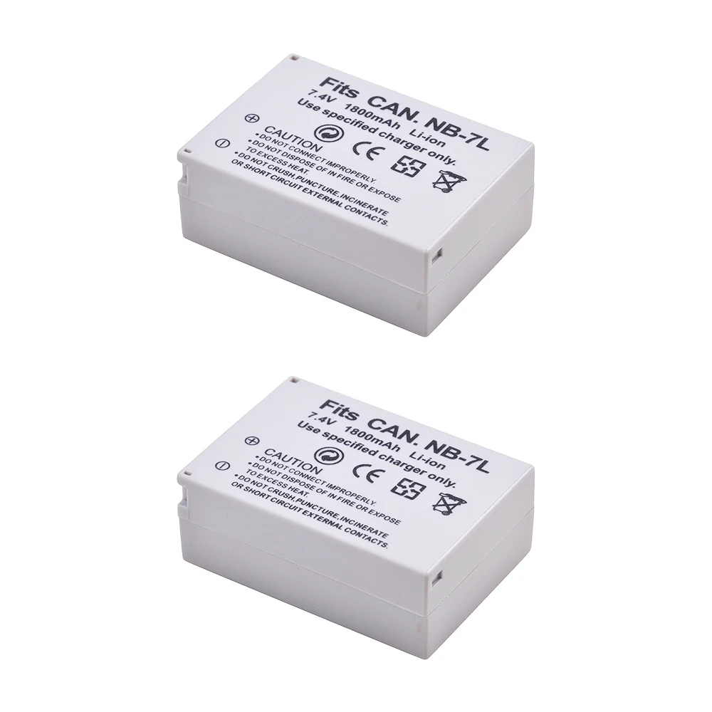 

Аккумулятор 1600mAh NB7L NB 7L NB-7L для Canon Powershot SX30 is, G12, G11, G10, CB-2LZ