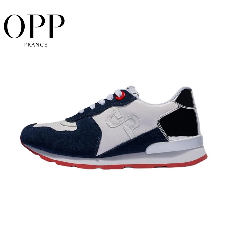 OPP Women's Shoes Mix-color Sneakers Women's Fashion Non-slip Running Shoes Lightweight Casual Travel Lace-up Shoes