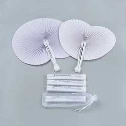Personalized Folding Paper Fans, Wedding Parties, Baby Baptism, Bar Mitzvahs, Gifts for Guests, Country Home Decor,Any Text, 50