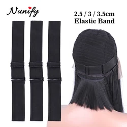 Nunify Hot Selling Adjustable Black Elastic Band For Hair Nets Making Wig Caps Lace Wig Cap Net Sewing Highest Elastic Bands