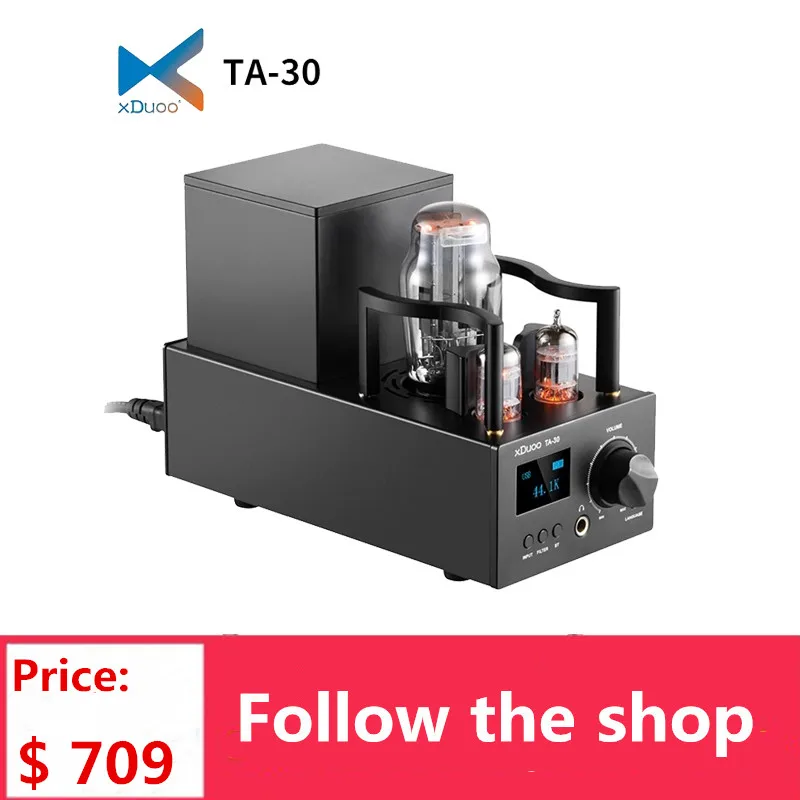 XDUOO TA-30 ES9038Q2M HD Bluetooth High Performance DSD512 DAC Tube Headphone Amplifier