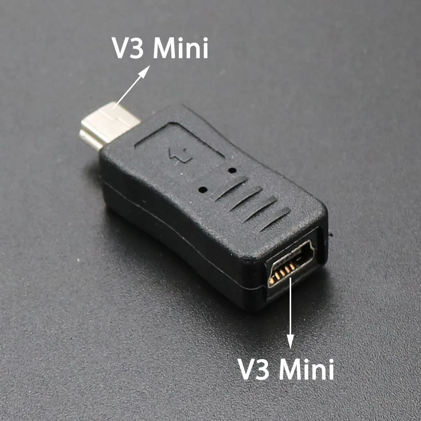 ChengHaoRan 미니 USB-마이크로 USB 남성 여성 프린터 V3 마이크로 USB 플러그 잭 전원 커넥터 전화 MP5 요법에 대 한 충전 어댑터