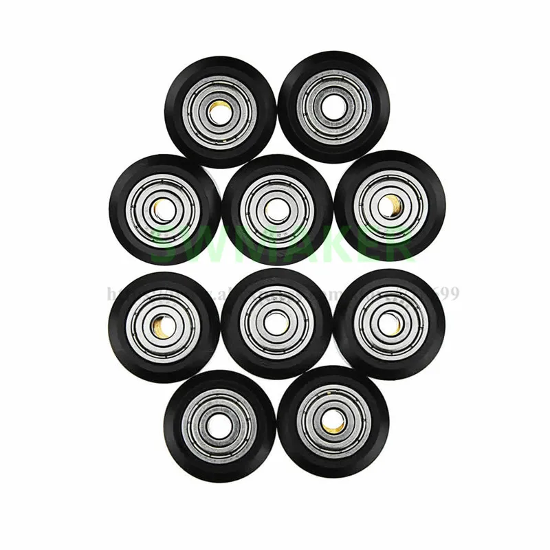 

10Pcs/Pack TEVO POM Material Big Pulley Wheel with Bearings for V-slot 3D Printer Part