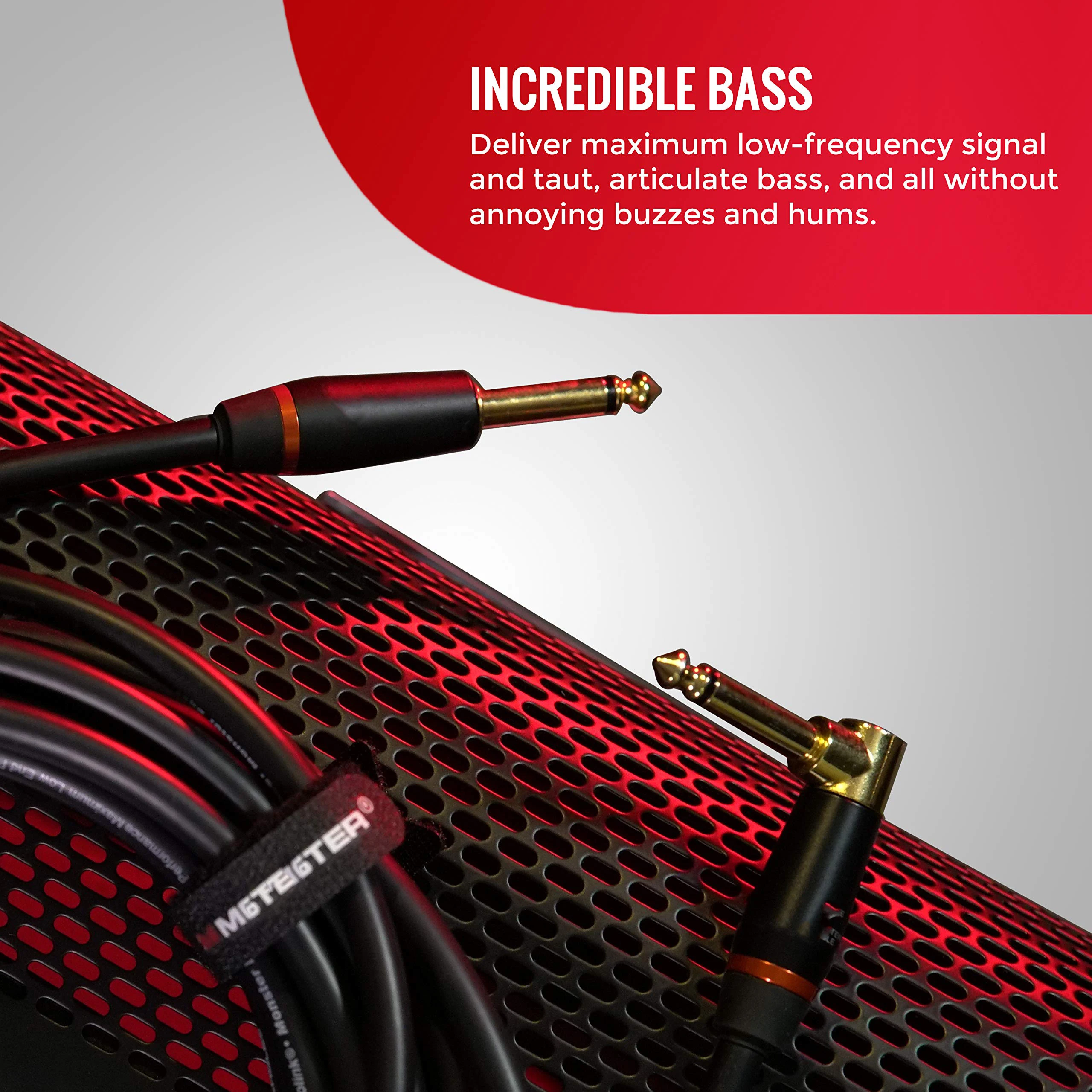 Handmanual personalizacja PROLINK MONSTER BASS kabel przyrządowy subwoofer bass kabel z redukcją szumów proste/kątowe wtyczki gitara