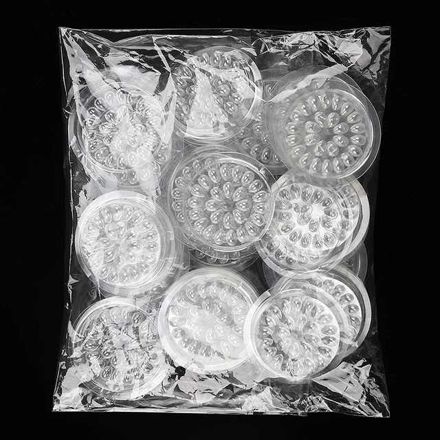 100 sztuk jednorazowe paleta kleju do rzęs przedłużanie rzęs podkładki z klejem stojak na rzęsy plastikowy przezroczysty uchwyt na klej uszczelka kleju