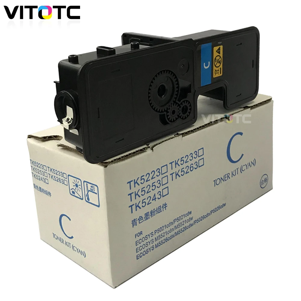 Imagem -05 - Cartucho de Toner Colorido para Kyocera Ecosys Impressora a Laser Tk5240 Tk-5242 Tk-5244 M5526cdn M5526cdw P5026cdn Mfp