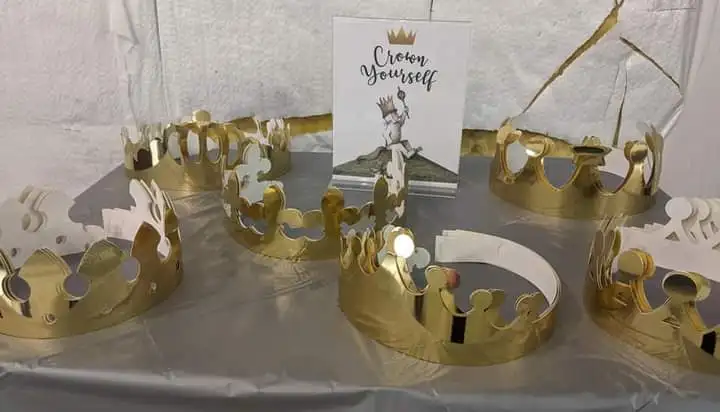 30/10Pcs Gold Silver Birthday Party Hats Paper Crown Kids Birthday Party Supplies Party Crown Hat Cap Celebration Wedding Decor