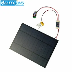 6V 4.5W 6W 10W 9V 4.2W 10W Solar panel/DIY Solar system with Solar min battery charger with battery display DIY KIT PH 2.0 Cable